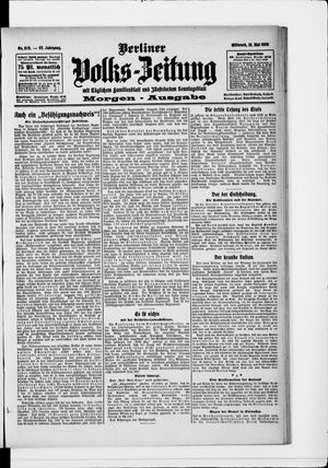 Berliner Volkszeitung vom 12.05.1909