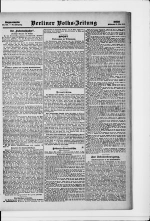 Berliner Volkszeitung vom 12.05.1909