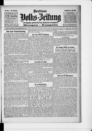 Berliner Volkszeitung vom 15.05.1909