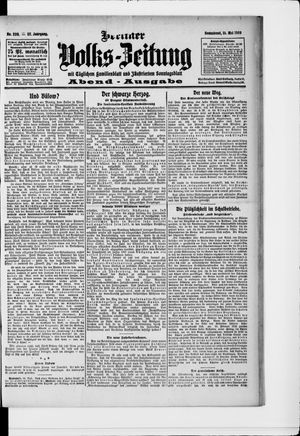 Berliner Volkszeitung vom 15.05.1909