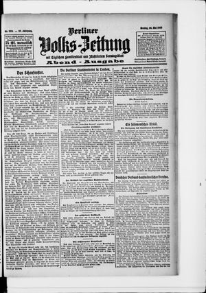 Berliner Volkszeitung vom 24.05.1909