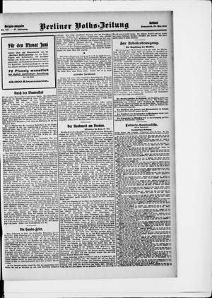 Berliner Volkszeitung vom 29.05.1909