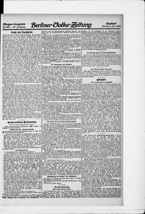 Berliner Volkszeitung vom 04.06.1909