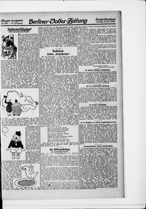 Berliner Volkszeitung vom 06.06.1909
