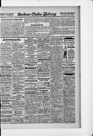 Berliner Volkszeitung vom 13.06.1909