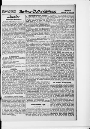 Berliner Volkszeitung vom 15.06.1909