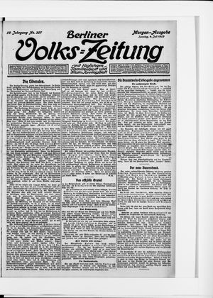 Berliner Volkszeitung vom 04.07.1909