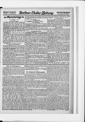 Berliner Volkszeitung vom 04.07.1909