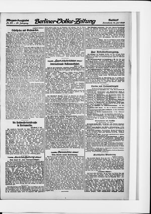 Berliner Volkszeitung vom 10.07.1909
