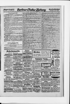 Berliner Volkszeitung vom 11.07.1909
