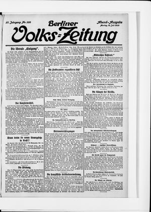 Berliner Volkszeitung vom 12.07.1909
