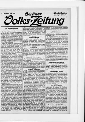 Berliner Volkszeitung vom 13.07.1909