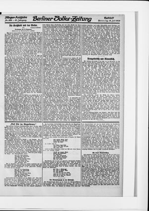 Berliner Volkszeitung vom 15.07.1909