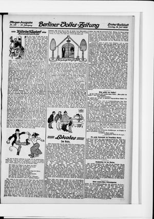 Berliner Volkszeitung vom 18.07.1909