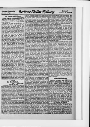 Berliner Volkszeitung vom 24.07.1909