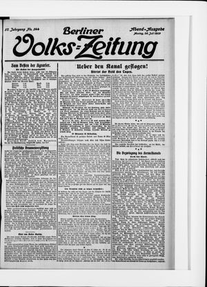 Berliner Volkszeitung vom 26.07.1909