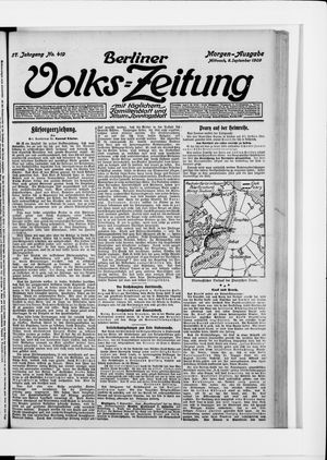 Berliner Volkszeitung on Sep 8, 1909