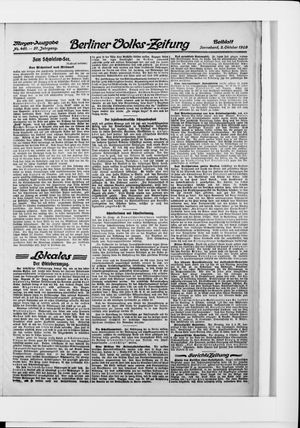 Berliner Volkszeitung vom 02.10.1909