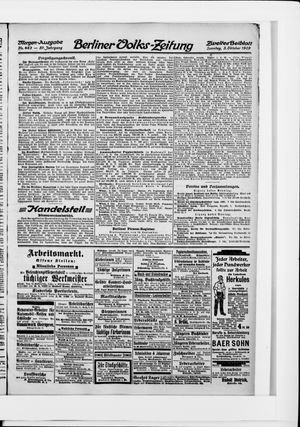 Berliner Volkszeitung on Oct 3, 1909