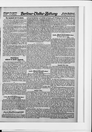 Berliner Volkszeitung vom 12.10.1909
