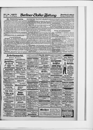 Berliner Volkszeitung vom 17.10.1909