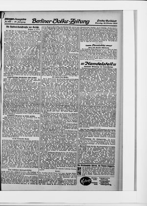 Berliner Volkszeitung vom 19.10.1909
