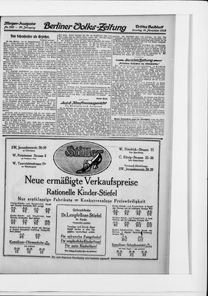 Berliner Volkszeitung on Nov 14, 1909