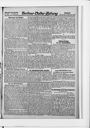 Berliner Volkszeitung vom 02.12.1909