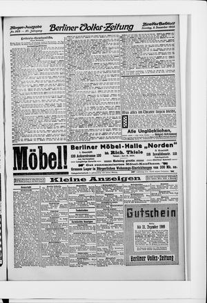 Berliner Volkszeitung vom 05.12.1909