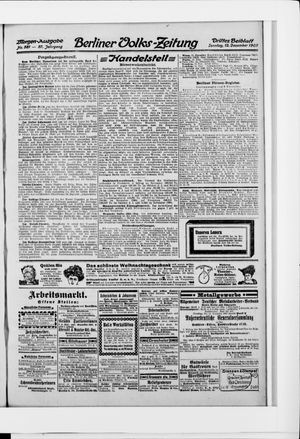 Berliner Volkszeitung on Dec 12, 1909