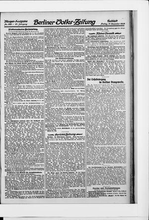 Berliner Volkszeitung vom 17.12.1909