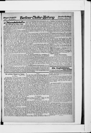 Berliner Volkszeitung vom 01.01.1910