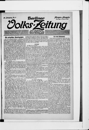 Berliner Volkszeitung on Jan 4, 1910