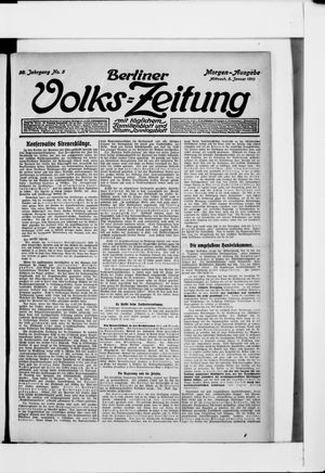 Berliner Volkszeitung vom 05.01.1910