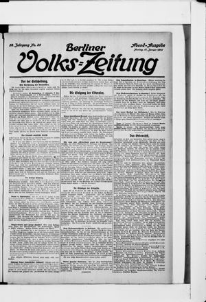 Berliner Volkszeitung vom 17.01.1910