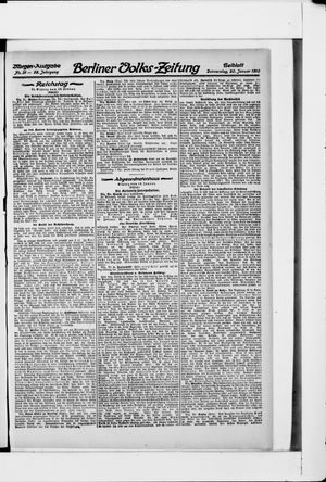 Berliner Volkszeitung vom 20.01.1910