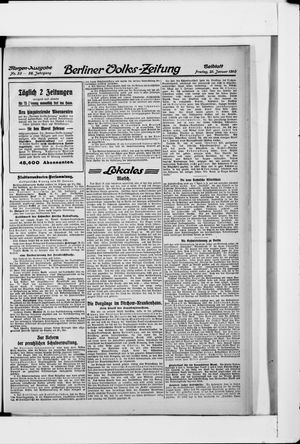 Berliner Volkszeitung vom 21.01.1910