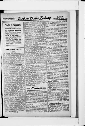 Berliner Volkszeitung vom 29.01.1910