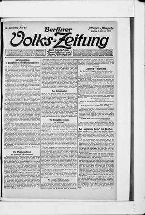 Berliner Volkszeitung vom 04.02.1910