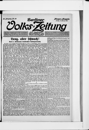 Berliner Volkszeitung vom 11.02.1910