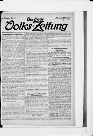 Berliner Volkszeitung on Feb 19, 1910
