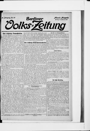 Berliner Volkszeitung vom 21.02.1910