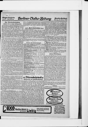 Berliner Volkszeitung vom 22.02.1910