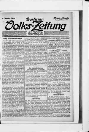 Berliner Volkszeitung on Feb 25, 1910