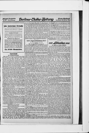 Berliner Volkszeitung vom 26.02.1910