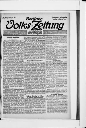 Berliner Volkszeitung vom 27.02.1910