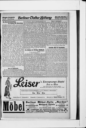 Berliner Volkszeitung on Feb 27, 1910
