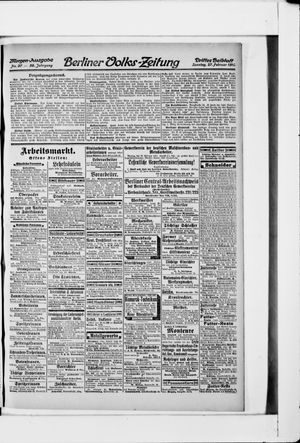 Berliner Volkszeitung vom 27.02.1910