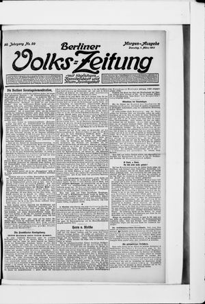 Berliner Volkszeitung on Mar 1, 1910