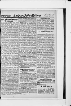 Berliner Volkszeitung vom 01.03.1910